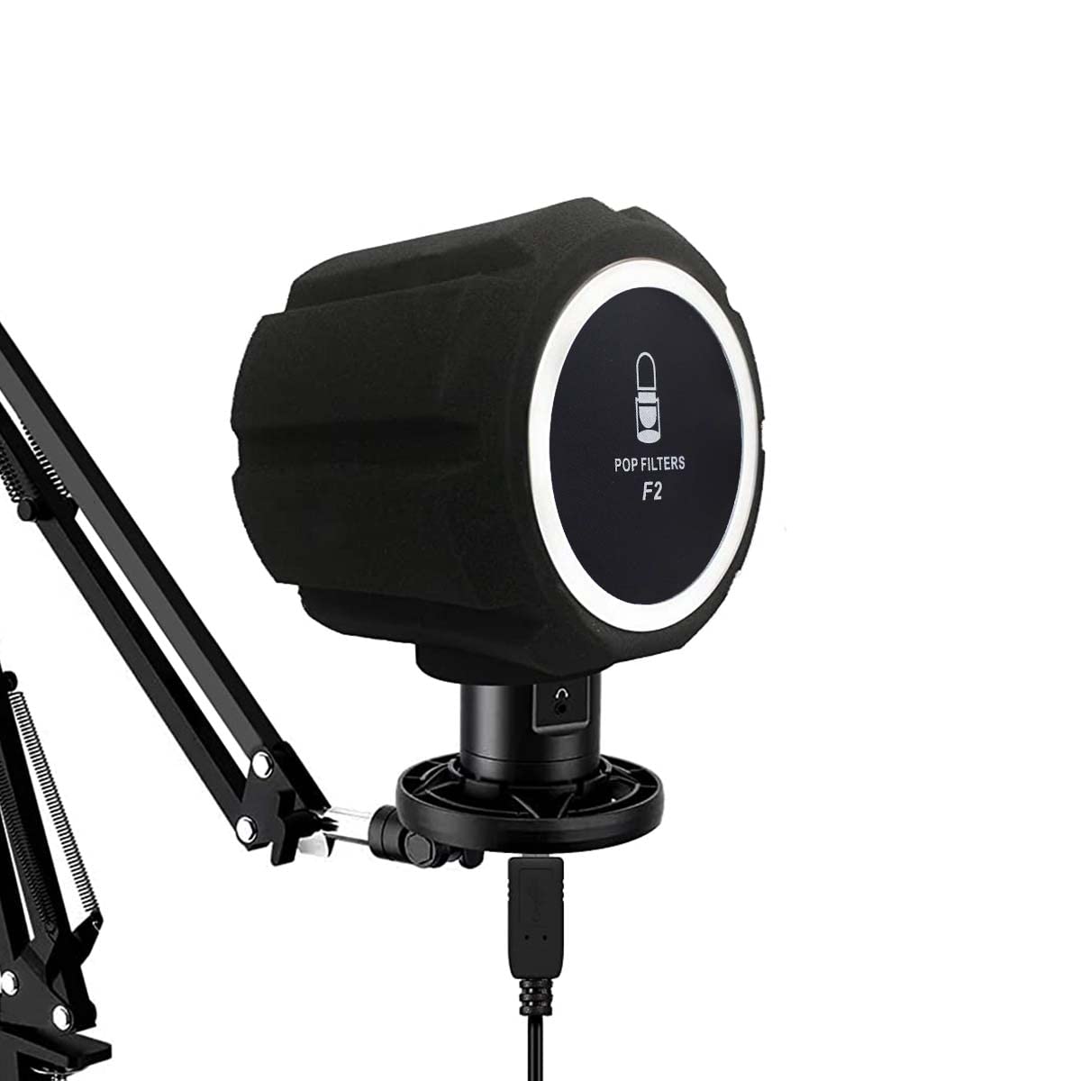 ZORBES Microphone Pop Filter, Pop Filter for Mic Stand, Professional Microphone Windscreens Mic Wind Shield Acoustic Filter Isolation Ball Noise Canceling Sponge for Condenser Mic 45mm-60mm Recording Studios ZORBES Microphone Pop Filter, Pop Filter for Mic Stand, Professional Microphone Windscreens Mic Wind Shield Acoustic Filter Isolation Ball Noise Canceling Sponge for Condenser Mic 45mm-60mm Recording Studios